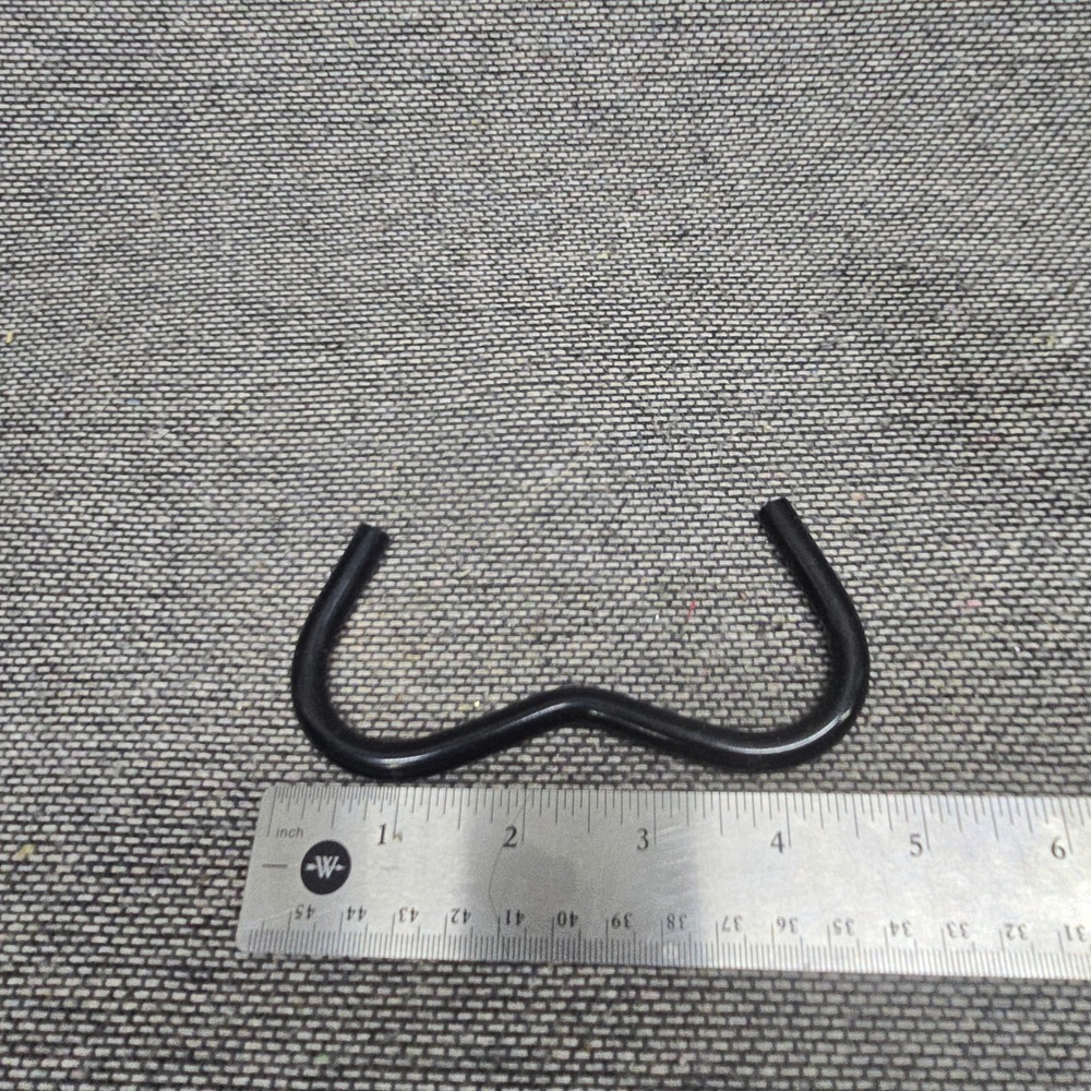 Unbranded Hardware Hook W-Shaped Replacement Part 3.25in Black Excellent Metal